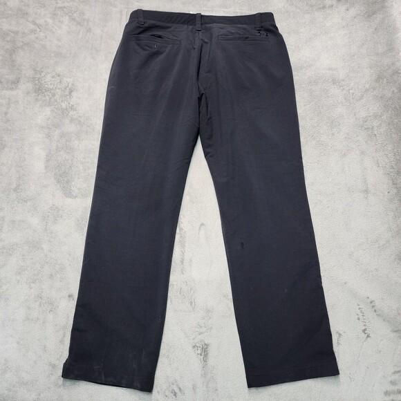 Under Armour UA Men’s Loose Straight Golf Pants Black Waist Size 38 x 32 - Picture 2 of 10